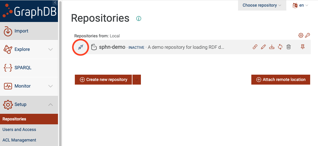 Connect to the repository